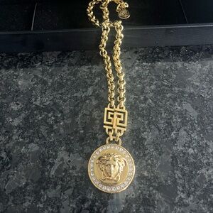 Versace Gold Medusa Chain Necklace